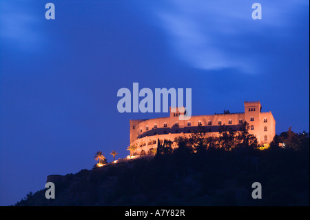 Italien, Sizilien, Palermo, Castello Utveggio, Monte Pellegrino Stockfoto