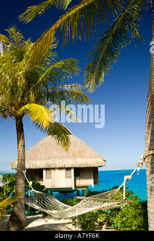 Schöne Bora Bora Nui Resort & Spa. Bora Bora, Gesellschaftsinseln, Französisch-Polynesien. (PR) Stockfoto