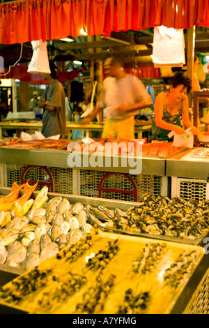 Marche de Papeete (Markt) Papeete, Tahiti, Französisch-Polynesien Stockfoto