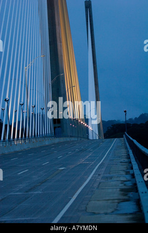 Panama, Panama-Kanal, neue Brücke über den Panamakanal, Millennium Bridge, Stockfoto