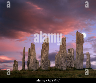 GB - äußere Hebriden: Callanish Standing Stones auf der Insel Lewis Stockfoto