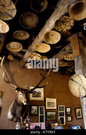 Nordamerika, USA, Arizona, Navajo Indian Reservation, Ganado, Hubbell Trading Post National Historic Site. Stockfoto