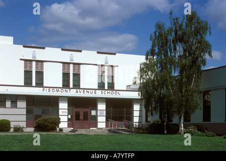 Schule, Piemont, Oakland, CA, USA Stockfoto