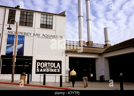 Nordamerika, USA, Kalifornien, Monterey. Monterey Bay Aquarium, Cannery Row Stockfoto