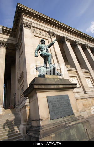 Bronze von Generalmajor William Earle St Georges Hall Liverpool Merseyside England UK Stockfoto