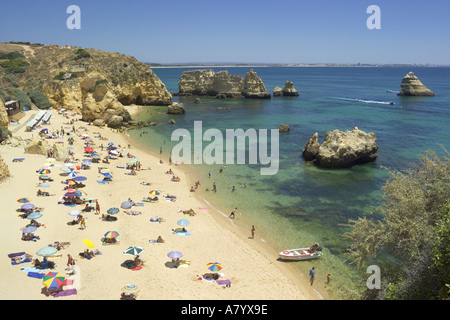Algarve, Strand Dona Ana, Lagos Stockfoto