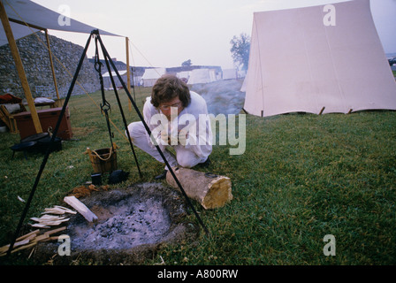 USA, Maryland, Patowmack-Kanal, Fort Frederick Stockfoto