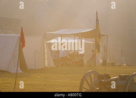 Patowmack-Kanal, Fort Frederick, Maryland, revolutionärer Krieg. Stockfoto