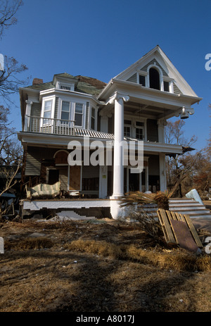 Biloxi, Mississippi - nach Hurrikan Katrina. Stockfoto