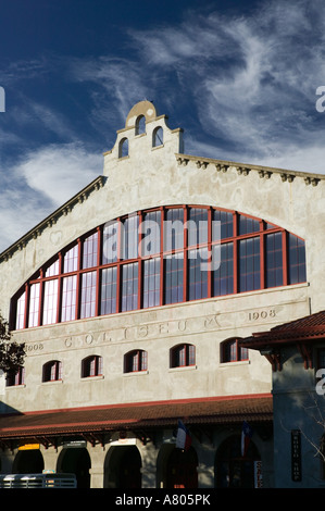 USA, TEXAS, Fort Worth: Fort Worth Stock Yards Bereich, Cowtown Coliseum / aussen Stockfoto