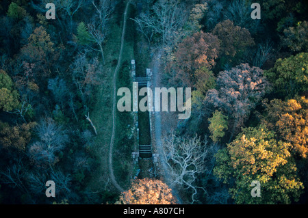 USA, Patowmack-Kanal, Virginia, Great Falls National Park, Antenne Stockfoto