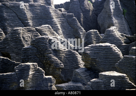 Pancake Rocks Punakaiki Paparoa National Park West Coast-Neuseeland Stockfoto