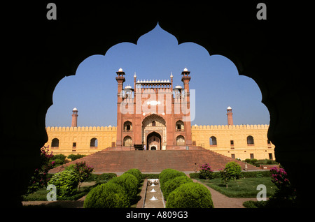 Pakistan, Lahore, Badshahi große Moschee Stockfoto