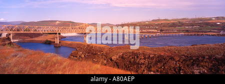 NA, USA, WA, Brücke über den Columbia River Highway 97 Stockfoto