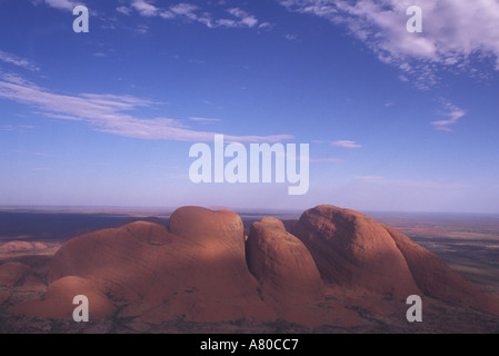 Luftaufnahme des Mount Olga (Kata Tjuta), Northern Territory, Australien Stockfoto