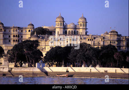 Indien, Rajasthan, Udaipur, Shiv Niwas Palace Hotel Stockfoto