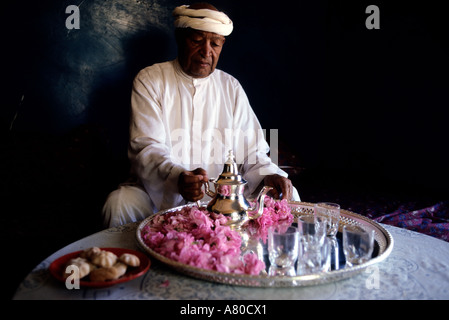 Marokko, hoher Atlas, El Kelaa M'Gouna, Moussem des Roses festival Stockfoto