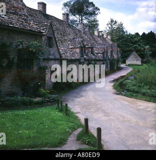 Stein Ferienhäuser Cotswolds Stockfoto