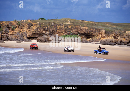 Brasilien, Bundesstaat Ceara, Buggy Spaziergang in der Nähe von Iguape Stockfoto