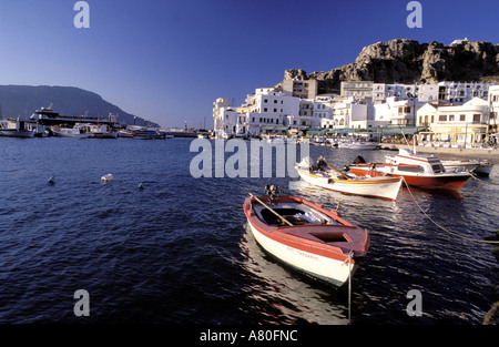 Griechenland, Dodekanes-Inseln, Insel Karpathos, Stadt Pigadia Stockfoto