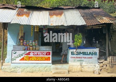 Kerala, Western Ghats, Tee-Shop Stockfoto