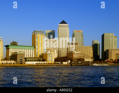 Docklands, Canary Wharf Stockfoto