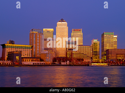 Docklands, Canary Wharf Stockfoto