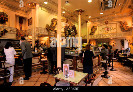 Spanien, Andalusien, Granada, Teestube über Colon Stockfoto