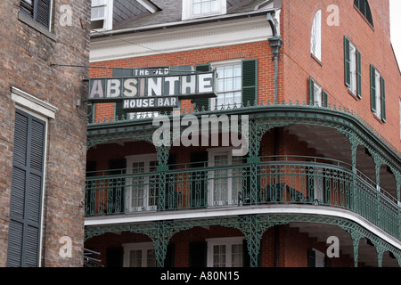 Die Old Absinthe House Bar Bourbon Street New Orleans Louisiana Stockfoto