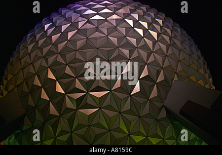 Außenseite des Epcot Center, Walt Disney World Orlando Florida USA Stockfoto