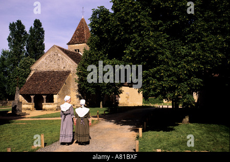 Frankreich, Indre, George Sand Berry Nohant, Sainte Anne Kirche Stockfoto