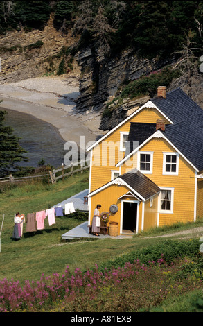 Kanada, Quebec, Gaspesia, der Website der Grande Grab im Forillon park Stockfoto