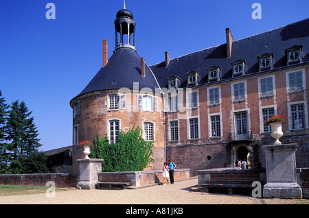 Yonne, Frankreich Saint-Fargeau Schloss im Burgund Stockfoto