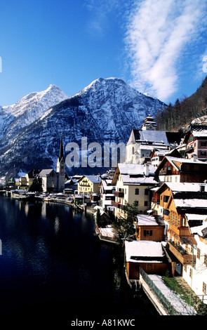 Österreich, Oberösterreich, das Dorf von Hallstatt am See Hanstatter Stockfoto