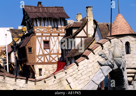 Frankreich, Oise, Asterix park Stockfoto