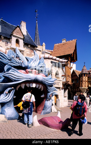 Frankreich, Oise, Asterix park Stockfoto