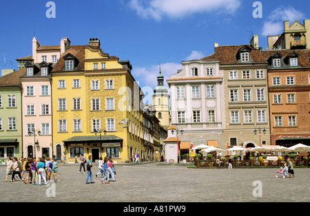 Polen, Mazowieckie Region, Warschau, Burgplatz in der Altstadt Stockfoto