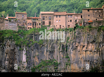 Castelfollit De La Roca, Katalonien, Spanien Stockfoto