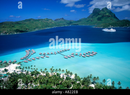 Pearl Beach Resort, Bora Bora, Französisch-Polynesien Stockfoto