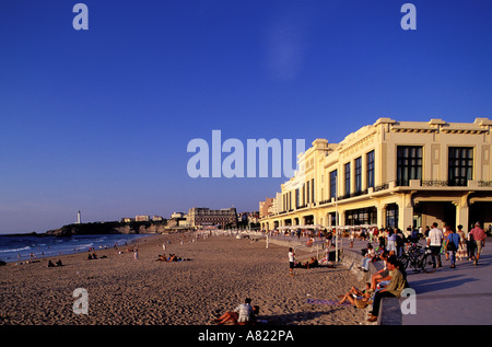 Frankreich, Pyrenees Atlantiques, einem Strand in Biarritz Stockfoto