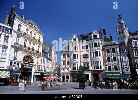 Platzieren Sie du allgemeine Gaulle Lille, Frankreich Stockfoto