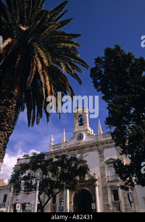 Cidade Velha, Arco da Villa Faro, Algarve, Portugal Stockfoto