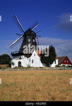 Windmühle, Skane, Schweden Stockfoto