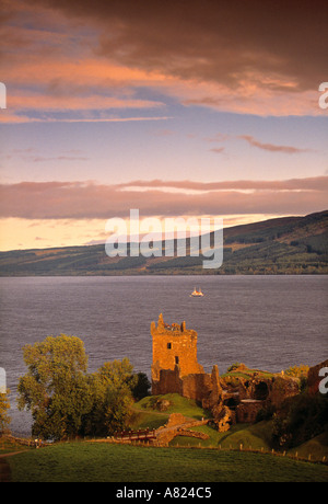 Urquhart Castle, Loch Ness, Dromnadrochit, Highlands, Schottland Stockfoto