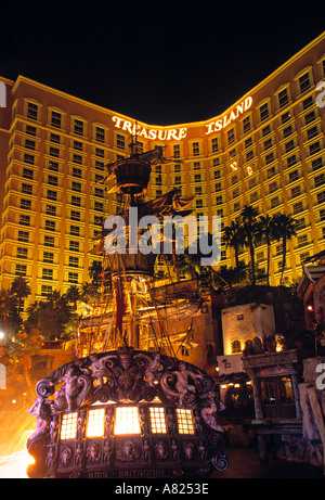 Treasure Island Hotel, Las Vegas, Nevada, USA Stockfoto