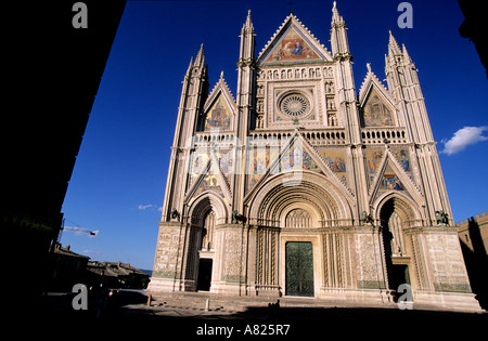Italien, Umbrien, Orvieto, Dom Stockfoto