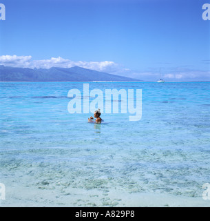 Frankreich, Französisch-Polynesien Moorea Insel Stockfoto