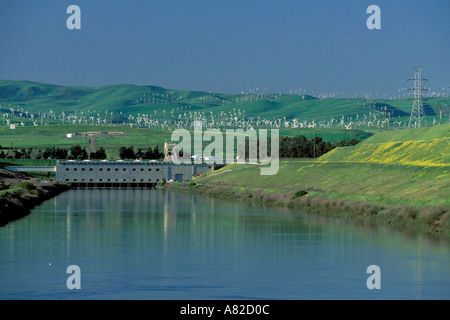 Kalifornien, Central Valley, Kalifornien Aquädukt, Byron Stockfoto