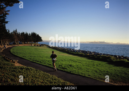 Emeryville, Kalifornien Marina Park Stockfoto