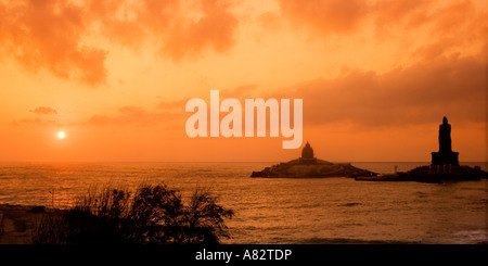 Süd Indien Tamil Nadu Kanyakumari Thiruvalluvar statue Stockfoto